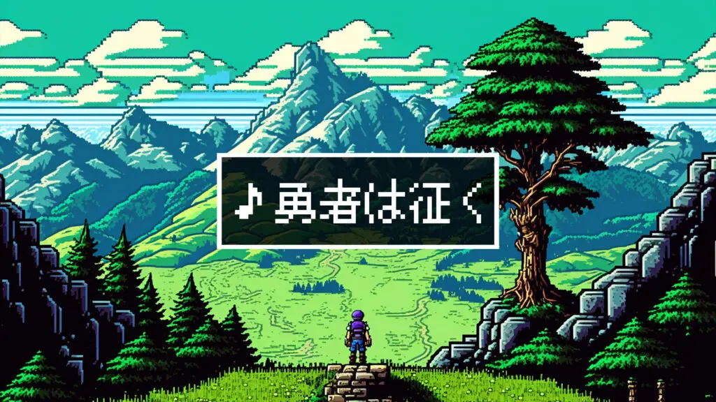 8bit/RPG/フィールド「勇者は征く」