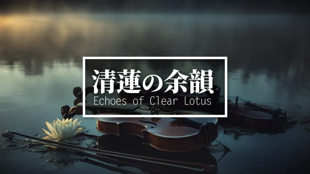 静謐なストリングスとピチカート「清蓮の余韻」