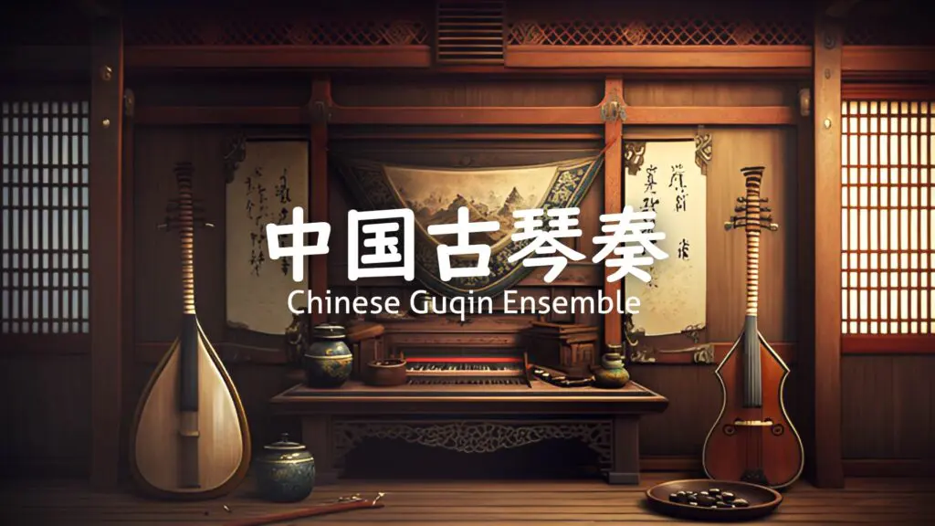 中華風/ほのぼの「中国古琴奏」