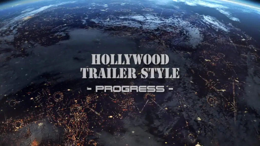 ハリウッド予告風「Hollywood trailer style -Progress-」