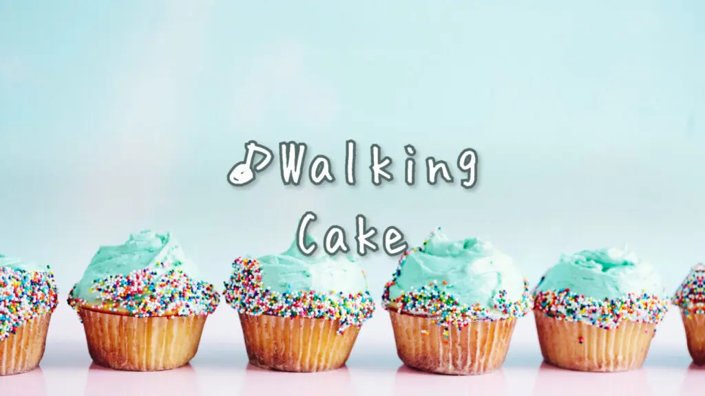 かわいい/キラキラ「Walking Cake」