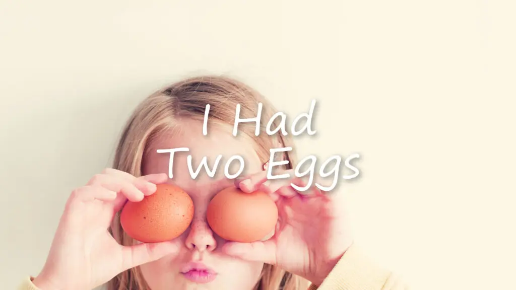 ピアノ/ラグタイム「I Had Two Eggs」