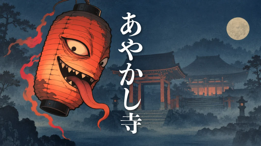 和風/怪しい、ぬめっとした夜道「あやかし寺」